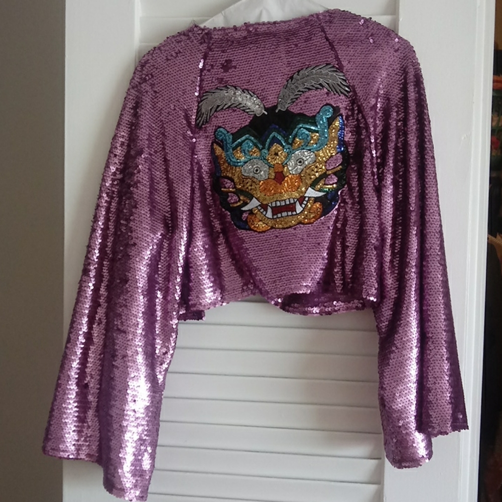 Sequin Crop Jacket BNWT